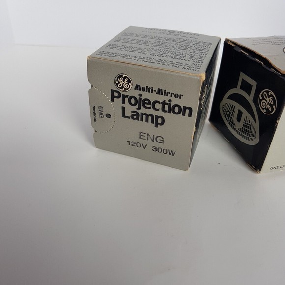 2 General Electric GE Multi Mirror Projection Lamp Bulb ENG 300W 120v Slide Proj - Picture 12 of 12